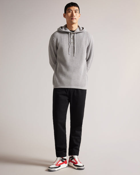 <P>Leather High Top Basketball Sneaker</P>